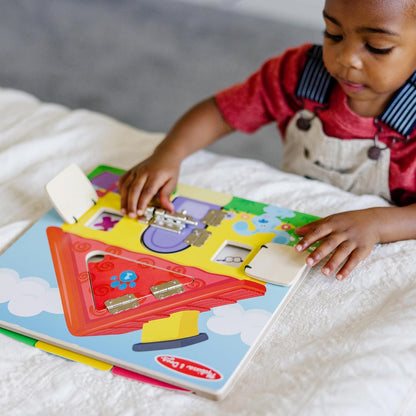 Melissa & Doug Lift-The-Flap Activity Board