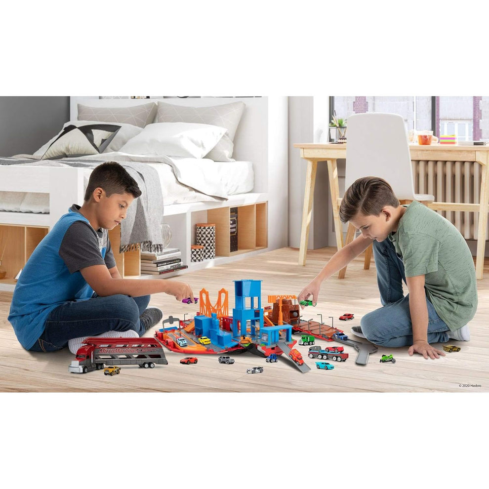 Hasbro Micro Machines Red Super Van Transforming Playset - Toyland ...