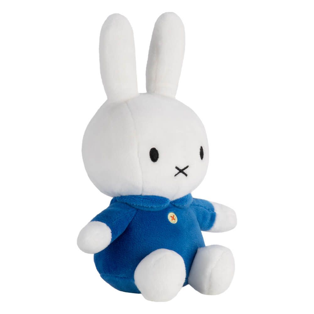 Miffy Classic Blue Plush Toy 20cm – Official Small Soft Teddy for Babies & Kids