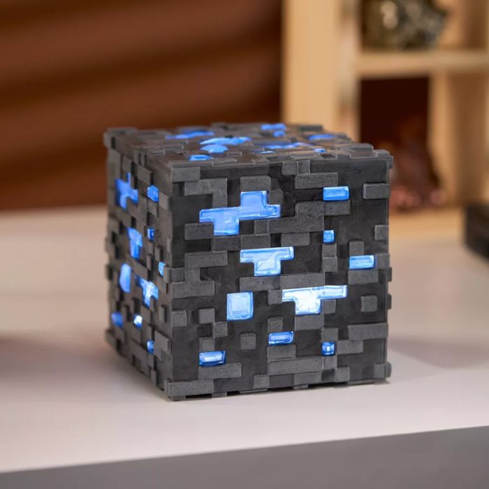 Minecraft Diamond Ore Illuminating Collector Replica
