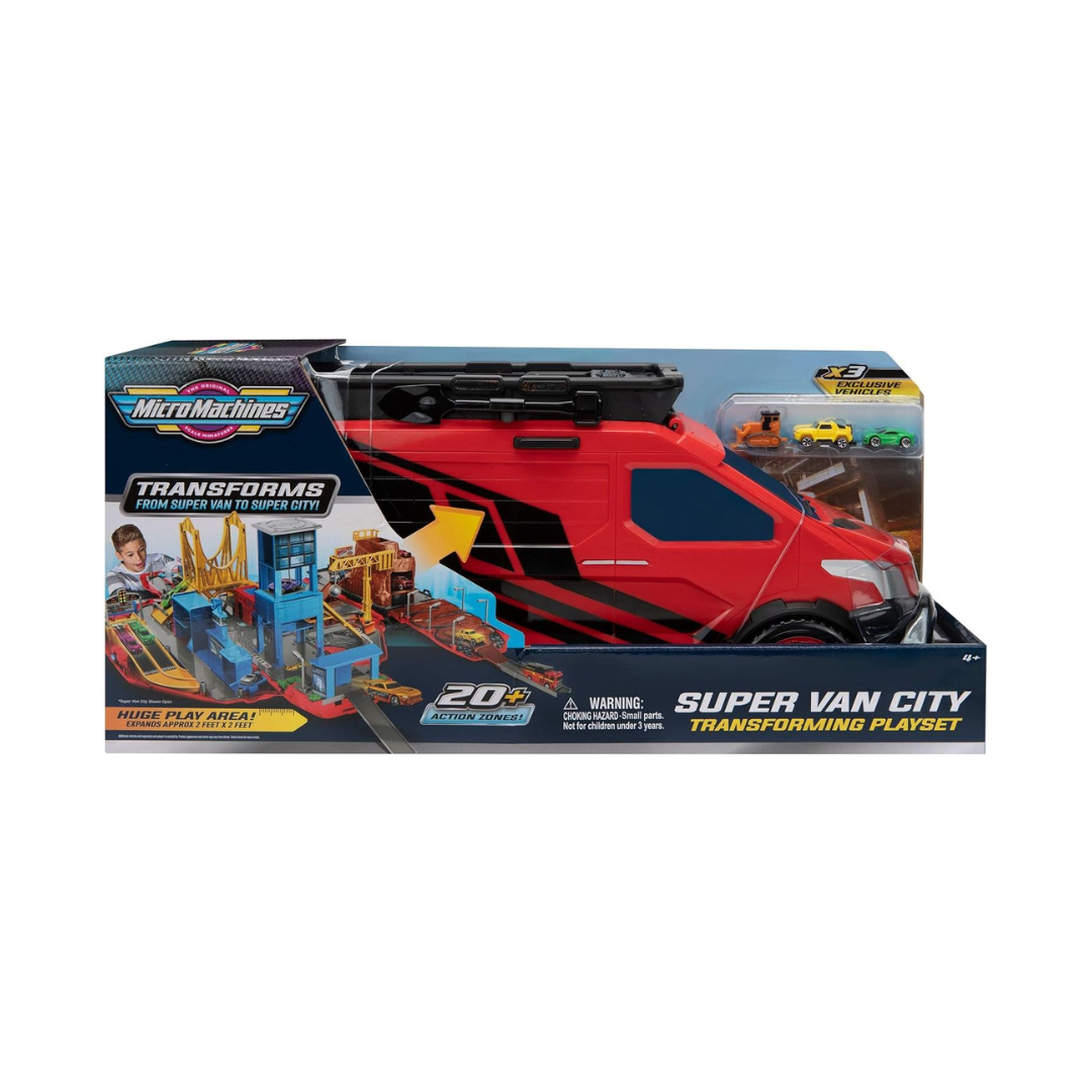 Hasbro Micro Machines Super Van Transforming Playset