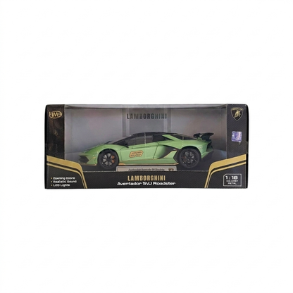 Official Lamborghini Aventador SVJ Special Edition 1:18 Scale Die-Cast Model Car - Green