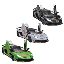 Official Lamborghini Aventador SVJ Special Edition 1:18 Scale Die-Cast Model Car Toy Bundle