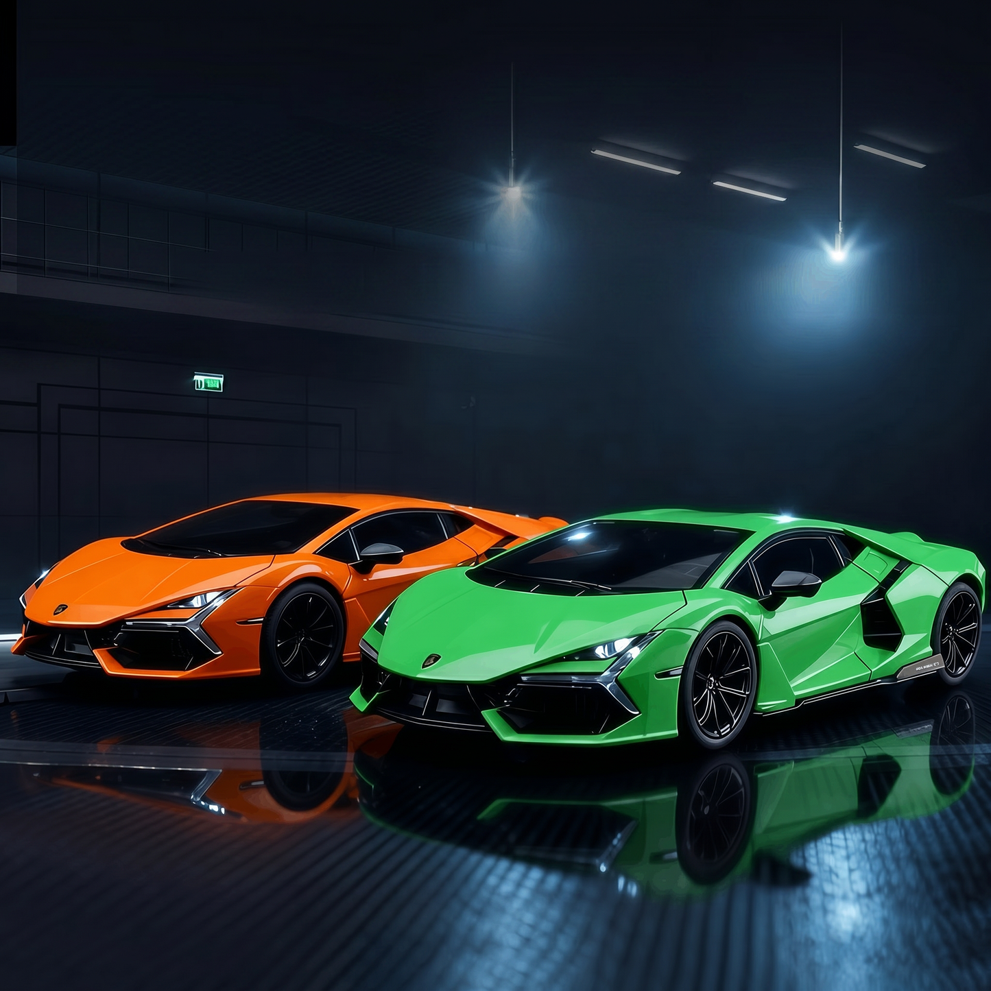 Official Lamborghini Revuelto 1:18 Scale Die-Cast Model Car Toy Bundle