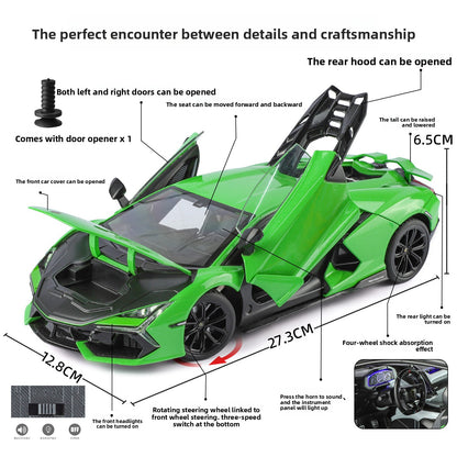 Official Lamborghini Revuelto 1:18 Scale Die-Cast Model Car — Green