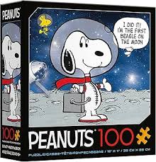 Peanuts 100 Jigsaw Puzzle - Snoopy Astronaut