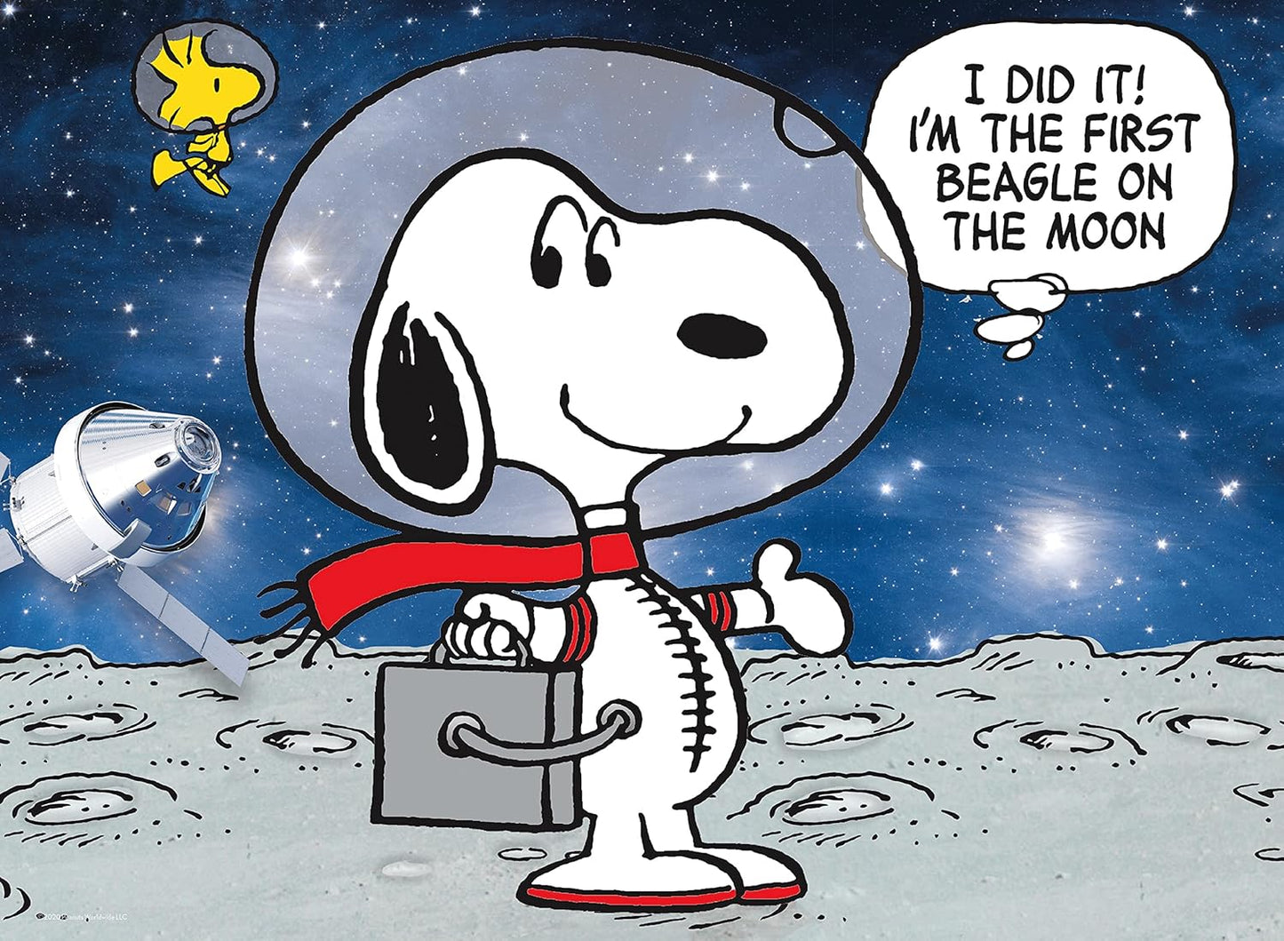 Peanuts 100 Jigsaw Puzzle - Snoopy Astronaut