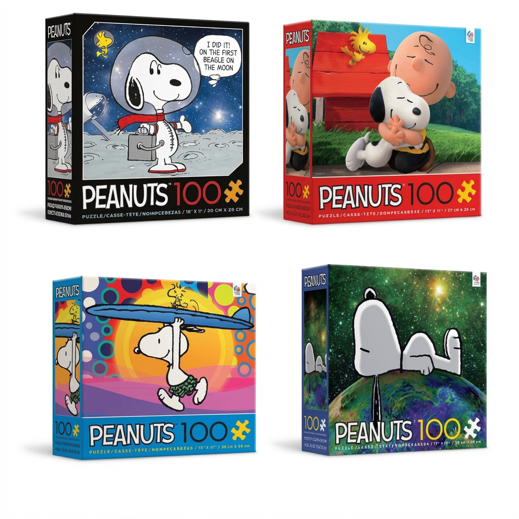 Peanuts 100 Jigsaw Puzzle Bundle