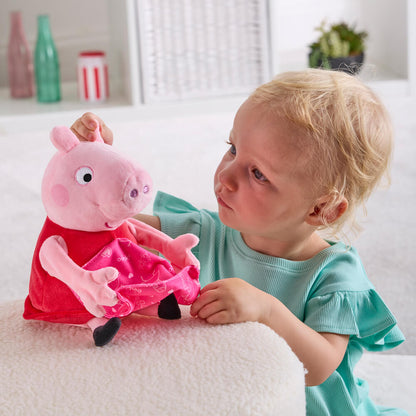 Peppa Pig Animated Peek-A-Boo Peppa – Talking Interactive Plush | Ages 3+