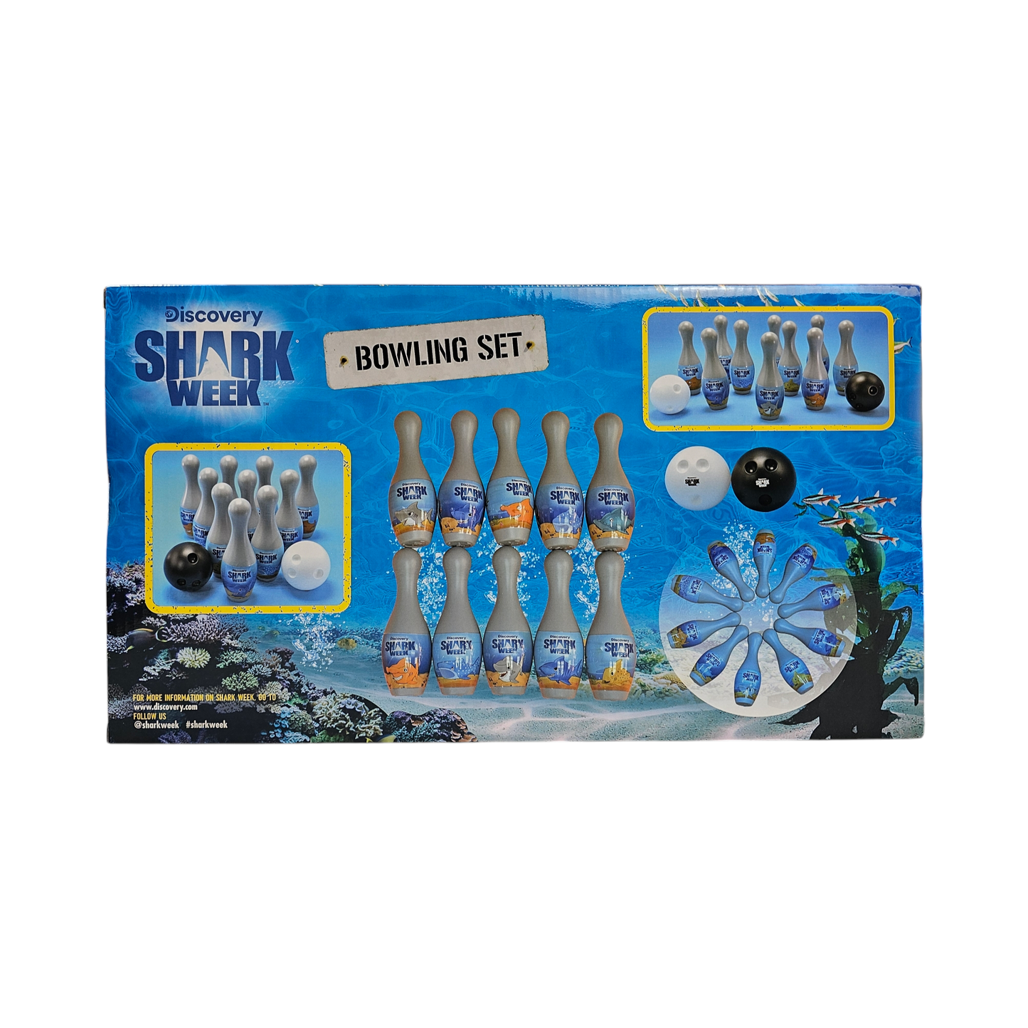 Discovery Shark Week Bowling Set
