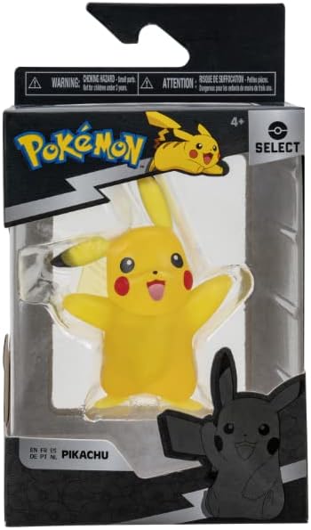 Pokémon Pikachu Select Battle Figure 3-Inch – Translucent