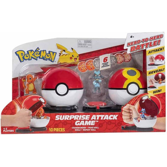 Pokémon Surprise Attack Game Play Set - Charmander and Riolu