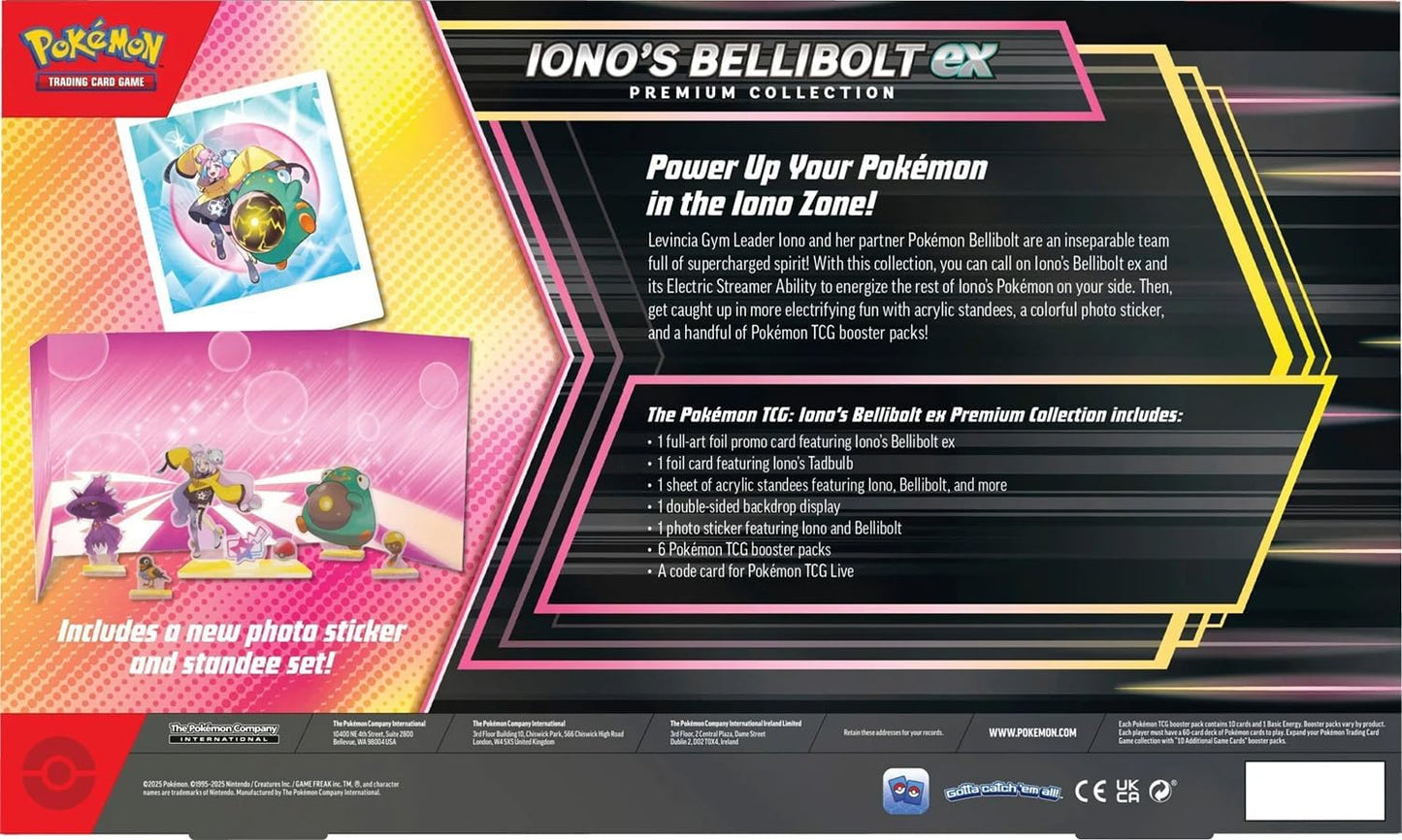Pokemon TCG Iono's Bellibolt ex Premium Collection