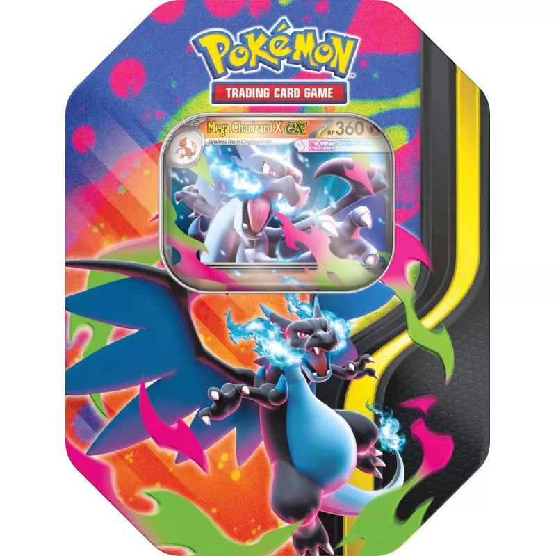 Pokemon TCG Mega Charizard ex Tins - Assorted