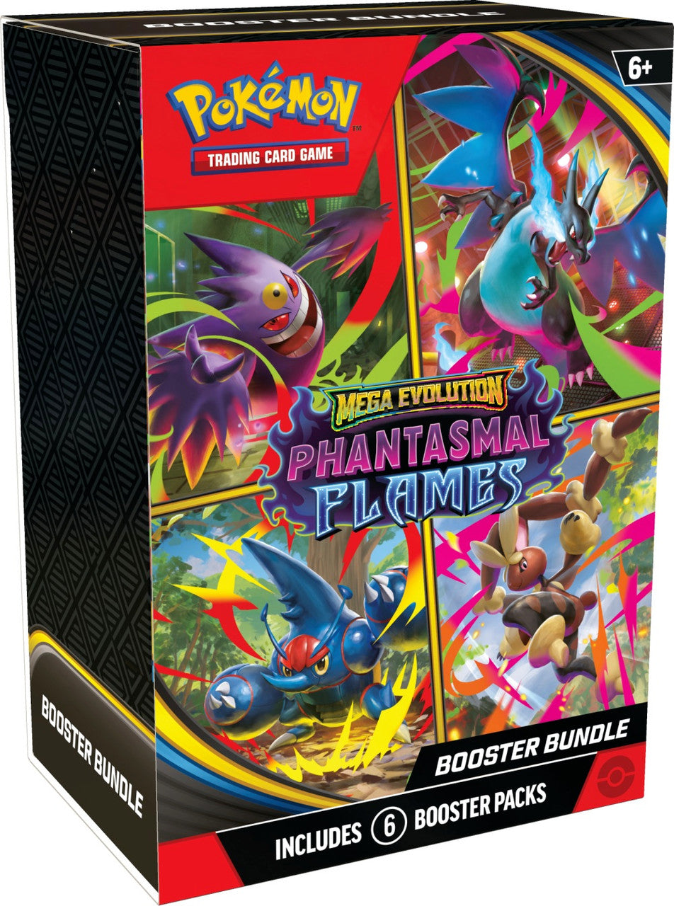 Pokemon TCG Mega Evolutions 2 Phantasmal Flames Booster Bundle