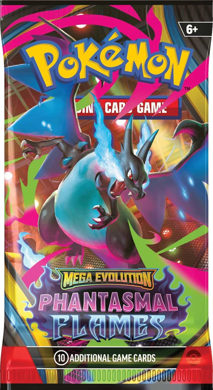 Pokemon TCG Mega Evolutions 2 Phantasmal Flames Booster