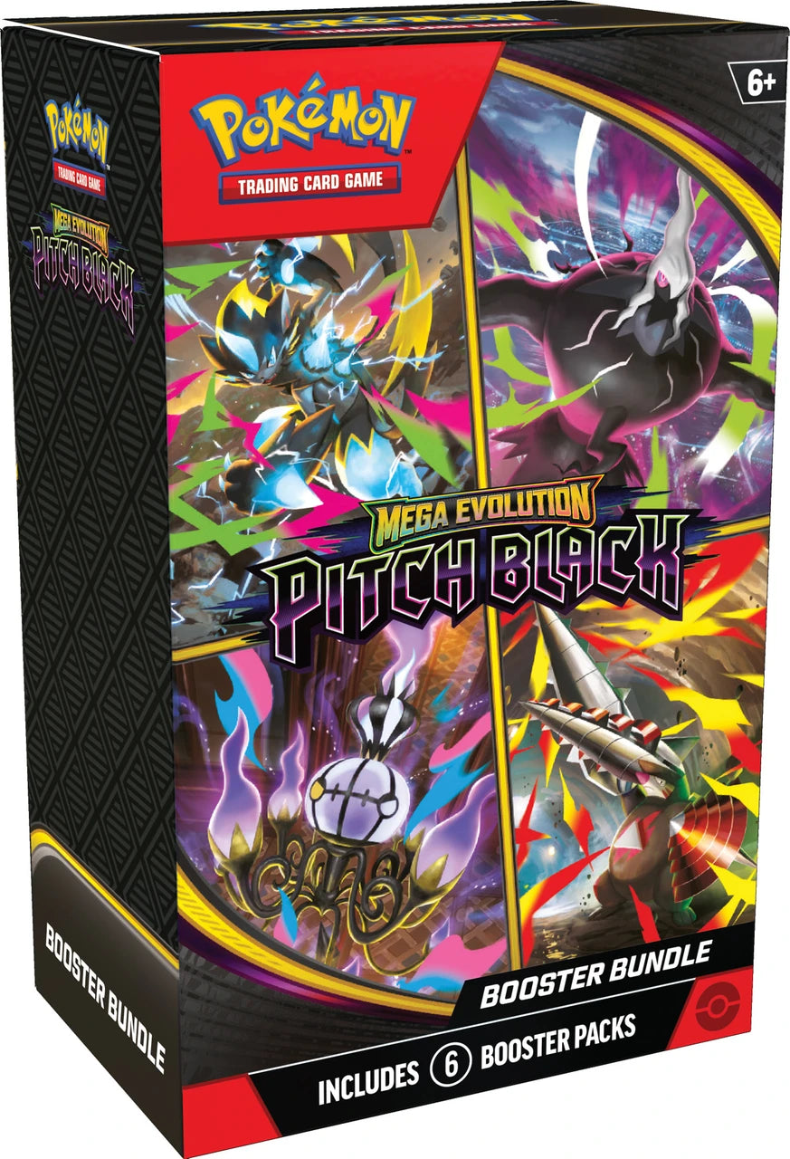 Pokémon TCG Mega Evolution Pitch Black booster bundle of 6 packs