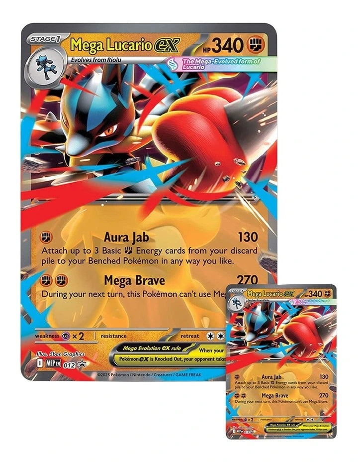 Pokémon TCG Mega Lucario ex Figure Box