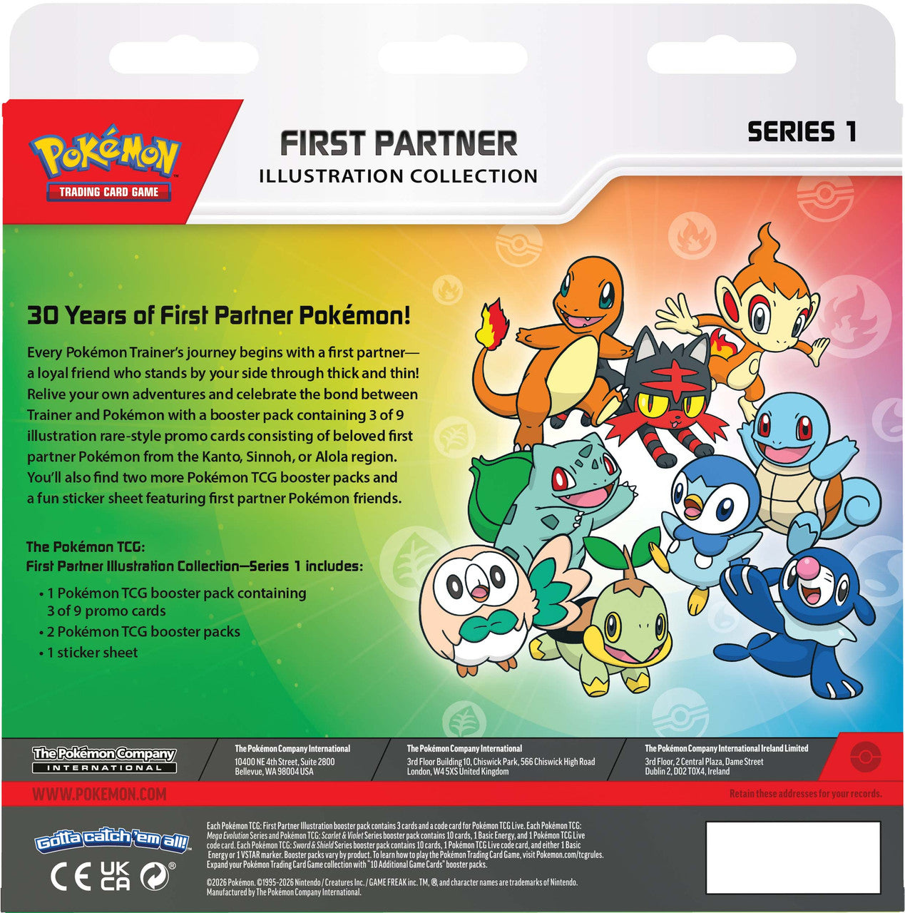 Pokemon TCG Pokemon First Generation Starter Box