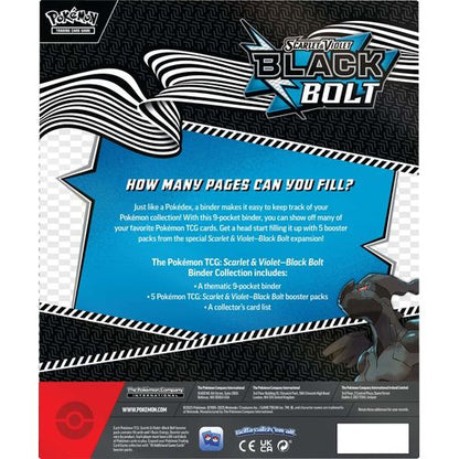 Pokemon TCG Scarlet & Violet 10.5 Black Bolt Binder Box