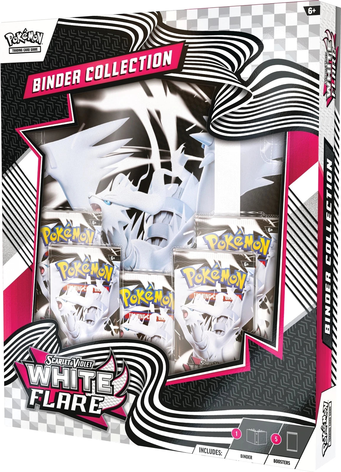 Pokemon TCG Scarlet & Violet 10.5 White Flare Binder Box