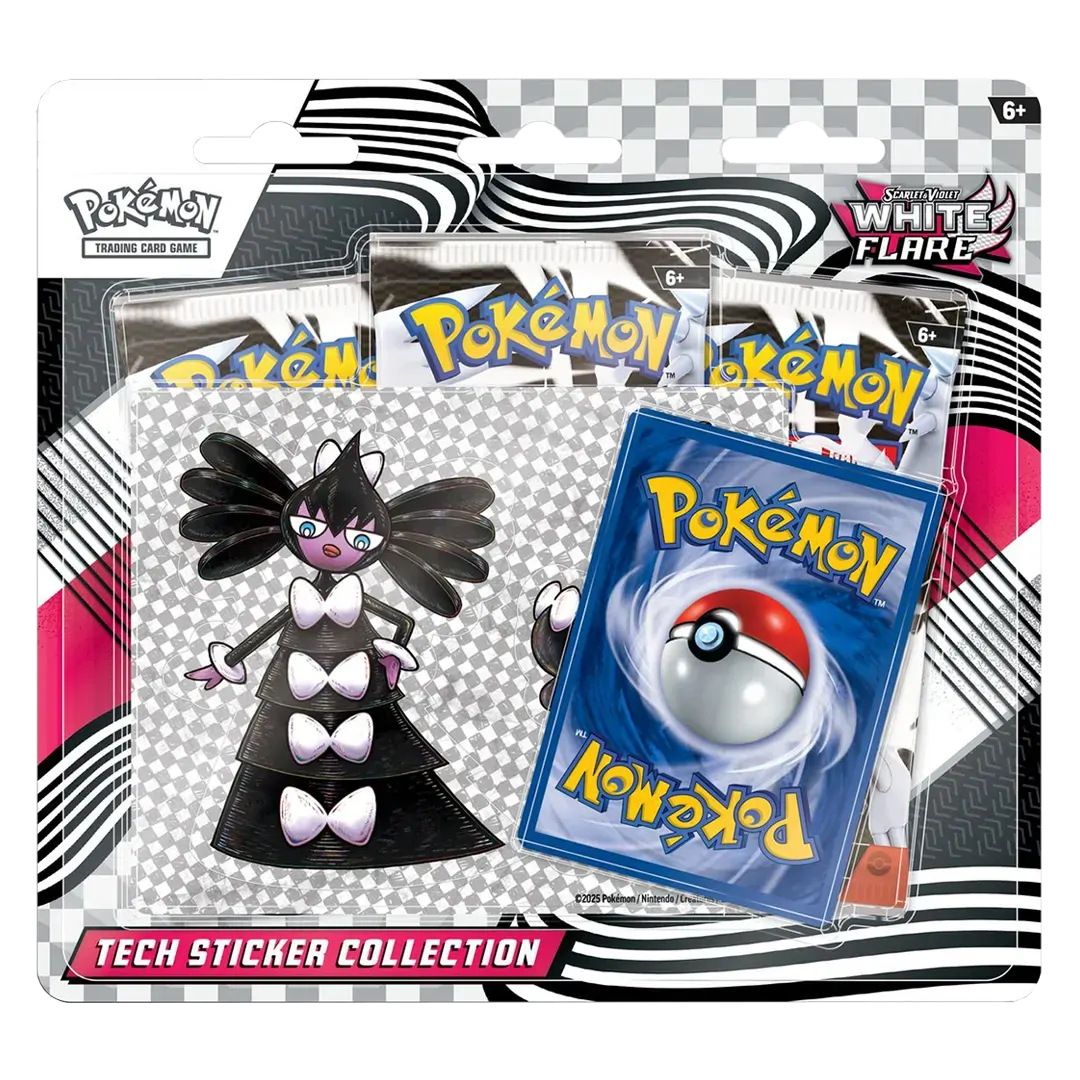Pokémon TCG Scarlet & Violet 10.5 White Flare Tech Sticker Blister