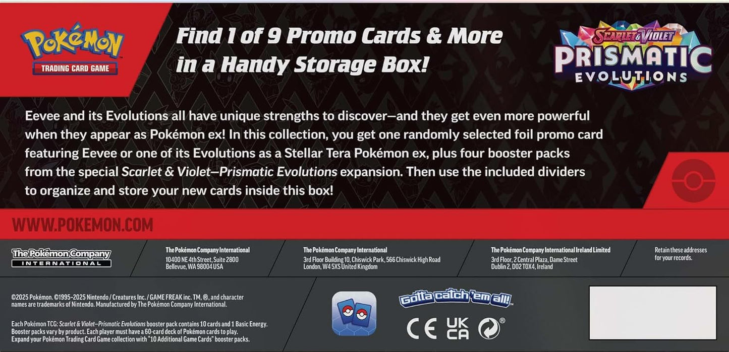 Pokémon TCG Scarlet & Violet 8.5 Prismatic Evolutions Surprise Box