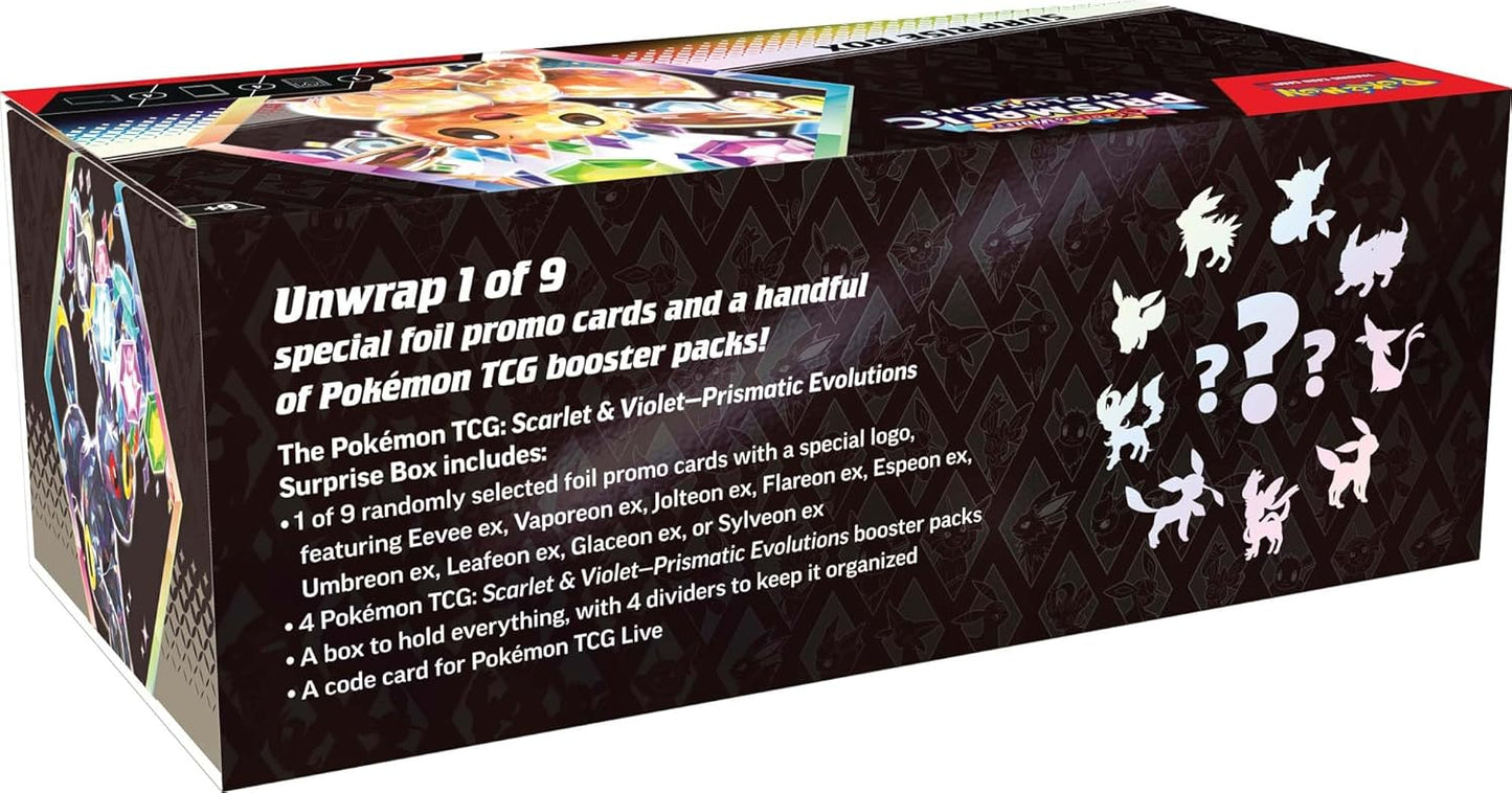 Pokémon TCG Scarlet & Violet 8.5 Prismatic Evolutions Surprise Box