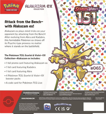 Pokémon TCG Scarlet & Violet 151 Collection Alakazam ex