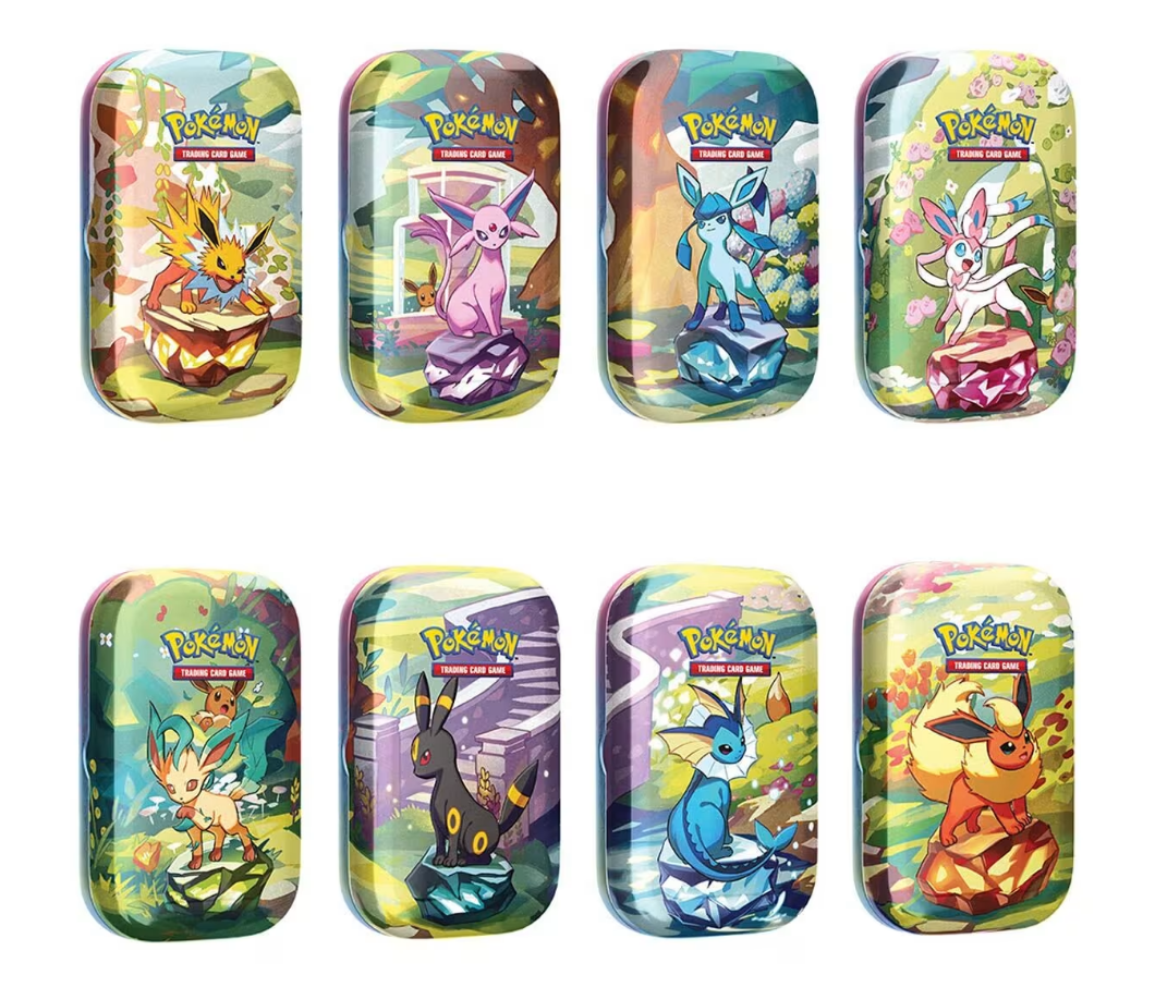 Pokémon Trading Card Game: Scarlet & Violet Prismatic Evolutions Mini Tin - Assorted