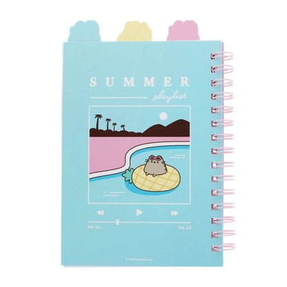 Pusheen Tropical Vacation A4 Project Notebook – School & Study