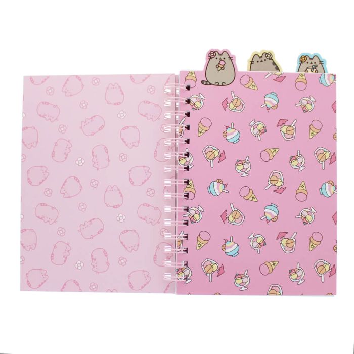 Pusheen Tropical Vacation A4 Project Notebook – School & Study