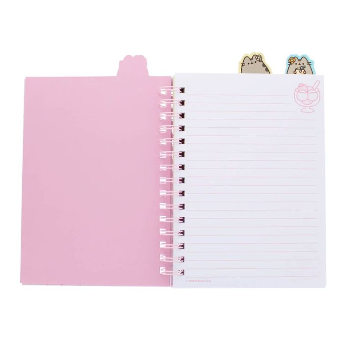 Pusheen Tropical Vacation A4 Project Notebook – School & Study