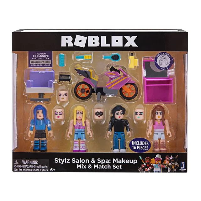 Roblox Celebrity Stylz Salon & Spa Makeup Mix & Match Set | Ages 6+