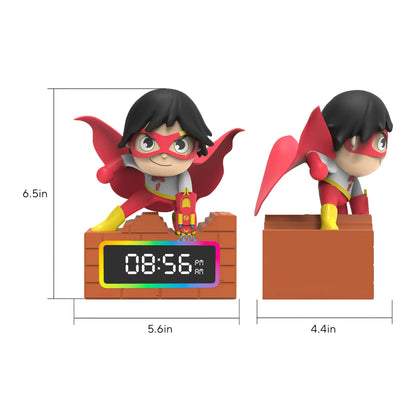 Ryan's World Red Titan Alarm Clock With LED Lights