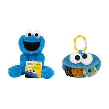 Sesame Street 24cm Soft Toy & Teether Bundle - Cookie Monster