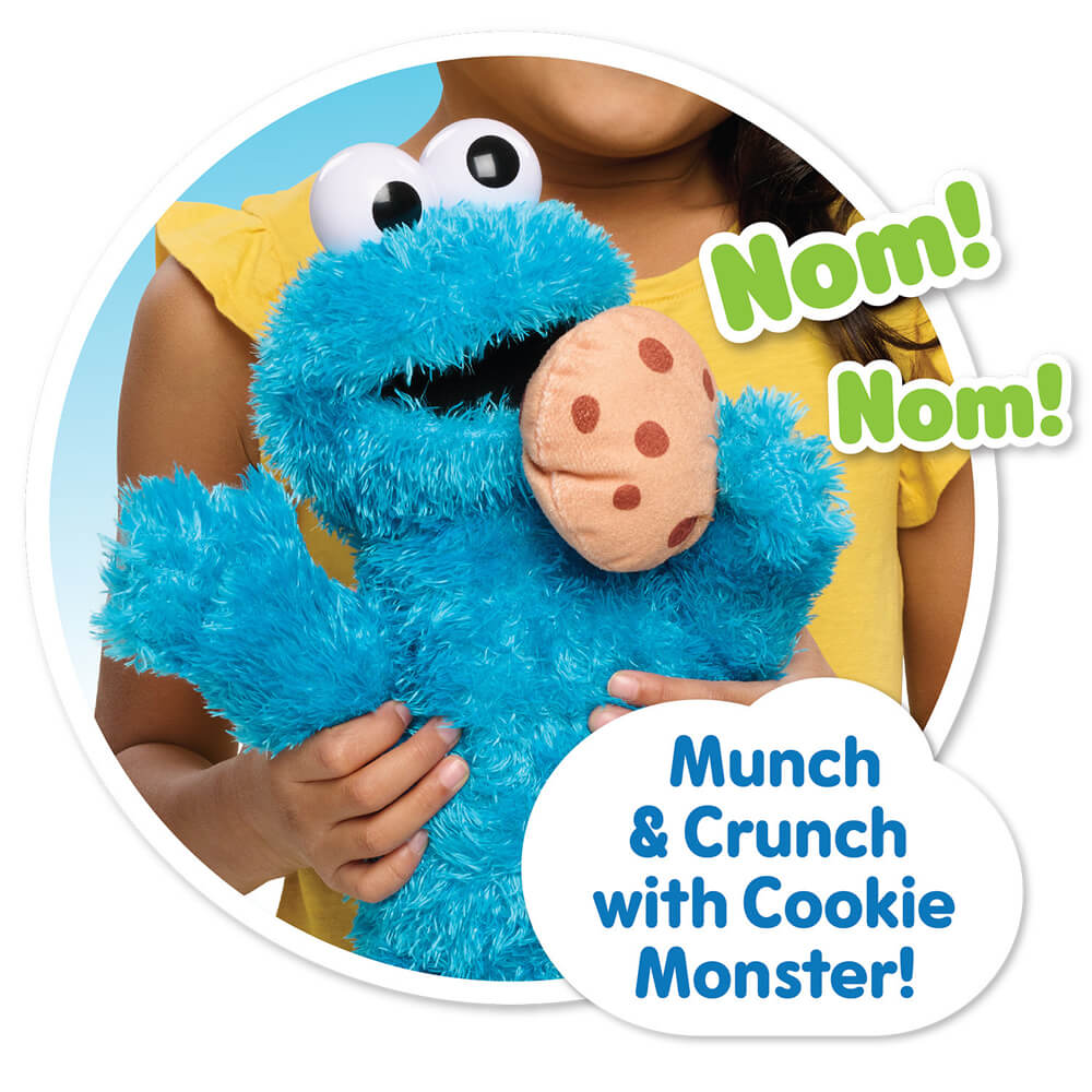 Sesame Street Nom Nom Cookie Monster Interactive Plush