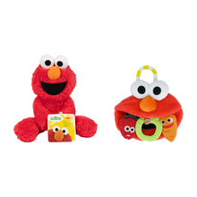 Sesame Street 24cm Soft Toy & Teether Bundle - Elmo