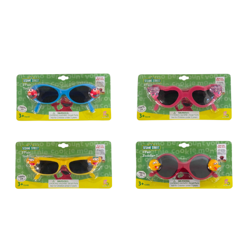 Sesame Street Toddler Sunglasses 4-Pack – 100% UV Protection