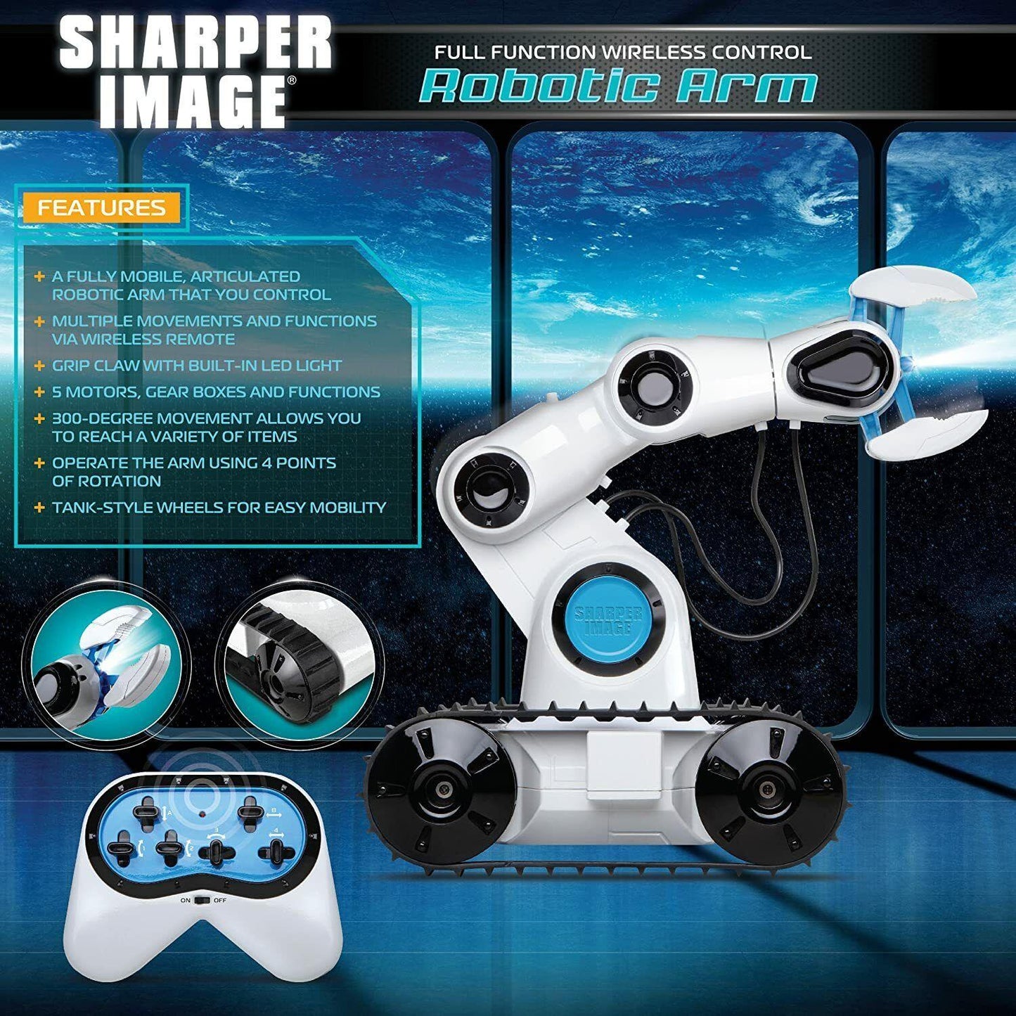 Sharper Image Wireless Control Robotic Arm Toy