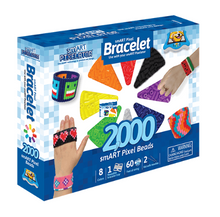 Smart Pixelator Bracelet Kit – 2000 Piece Pixel Beads Creative Craft Set for Kids