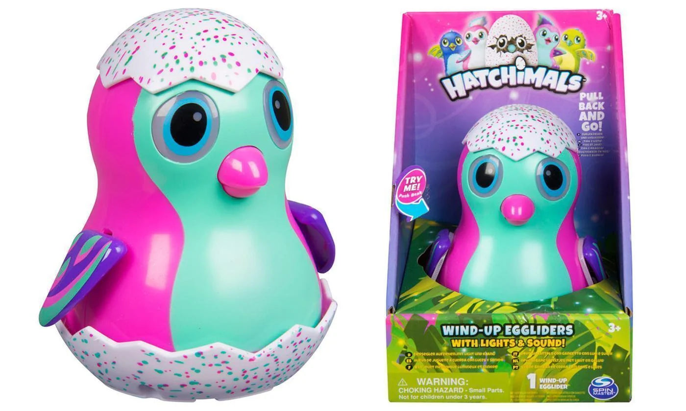 Spin Master Hatchimals Wind-Up Egglider – Pink | Ages 3+