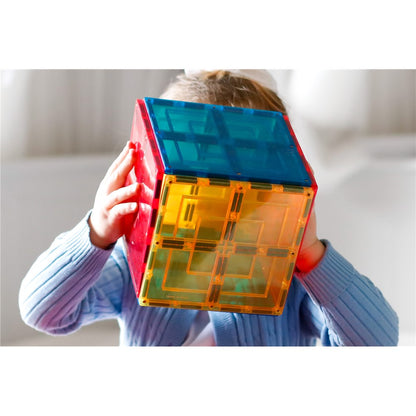 TOMY TileTek Magnetic Tiles 8 Piece Large Square Set – Building Blocks | Ages 3+