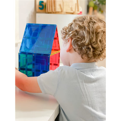 TOMY TileTek Magnetic Tiles 8 Piece Large Square Set – Building Blocks | Ages 3+