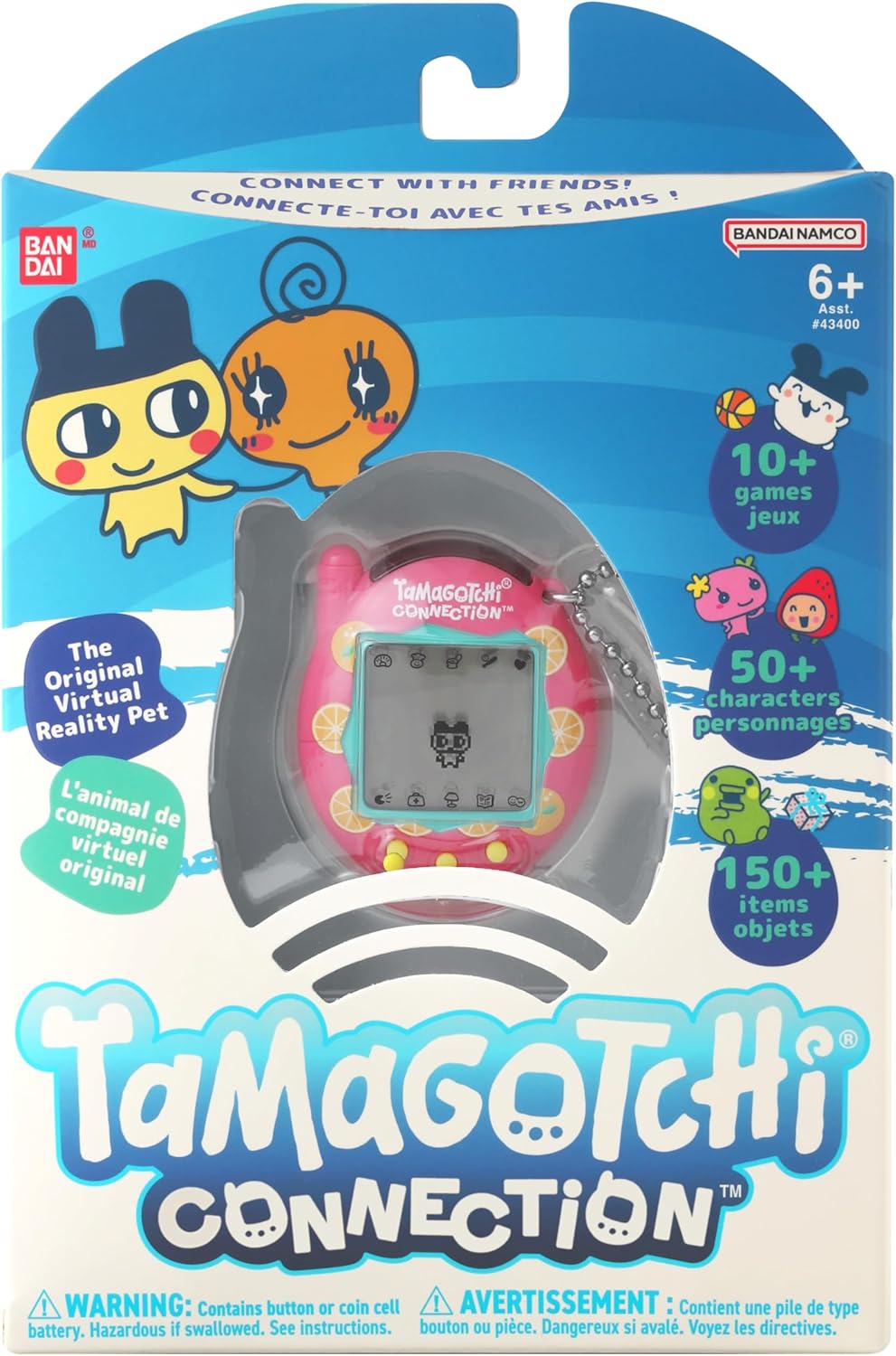 Tamagotchi Connection Citrus virtual pet front view