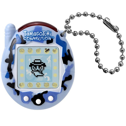 Tamagotchi Connection Wild Blue showing screen and buttons