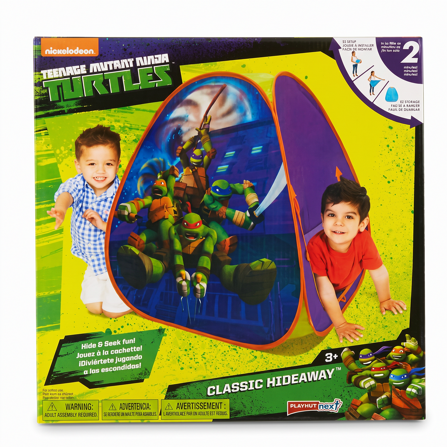 Teenage Mutant Ninja Turtles Classic Hideaway Play Tent