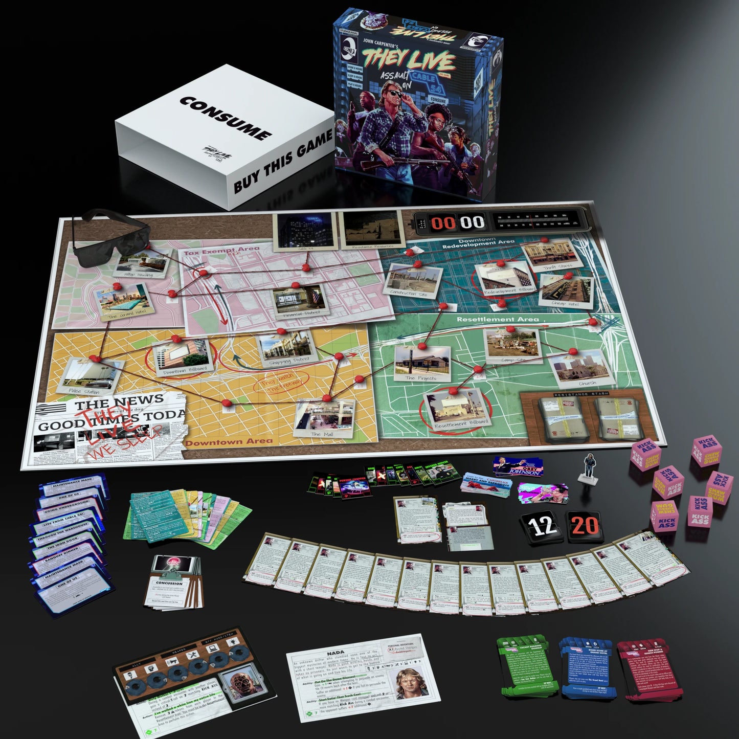They Live: The Card Game Board Game