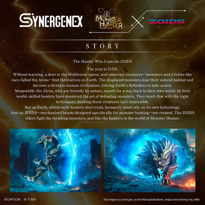 Tomy ZOIDS-X-MONSTER HUNTER KNUCKLE KONG-x-SEITEN Buildable Model Kit