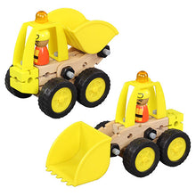 Tonka Wud Workers Bulldozer & Truck Wooden Building Set | Ages 3+